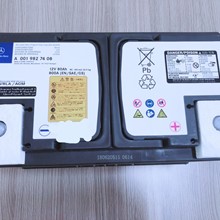 Ắc Quy Mercedes AGM 80ah, A0019827408
