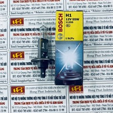 Bóng đèn Halogen H1 12V-100W, Bóng đèn Bosch 0986AL15014PT