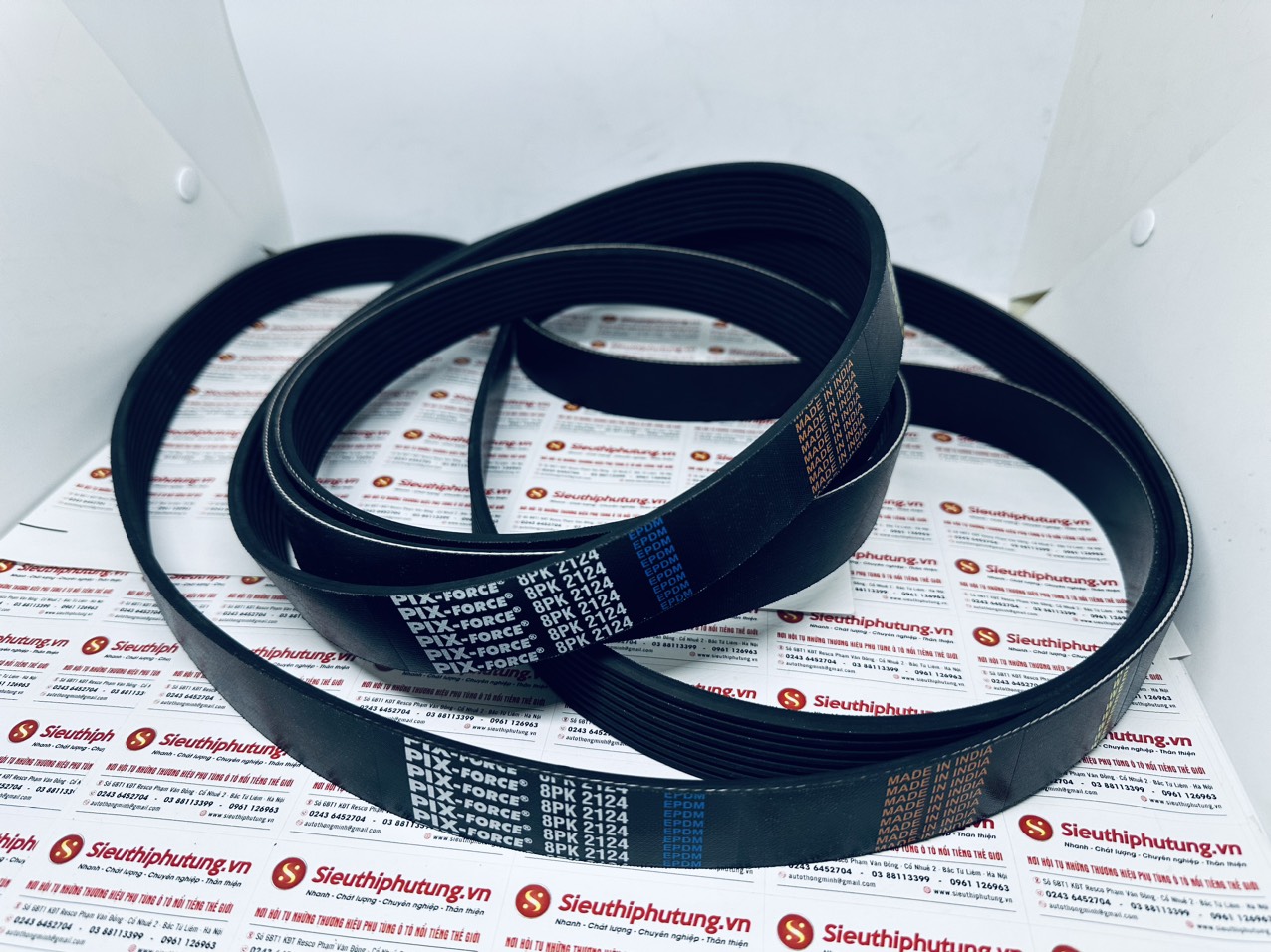 Dây curoa động cơ Foton Auman C160, 8PK 2124