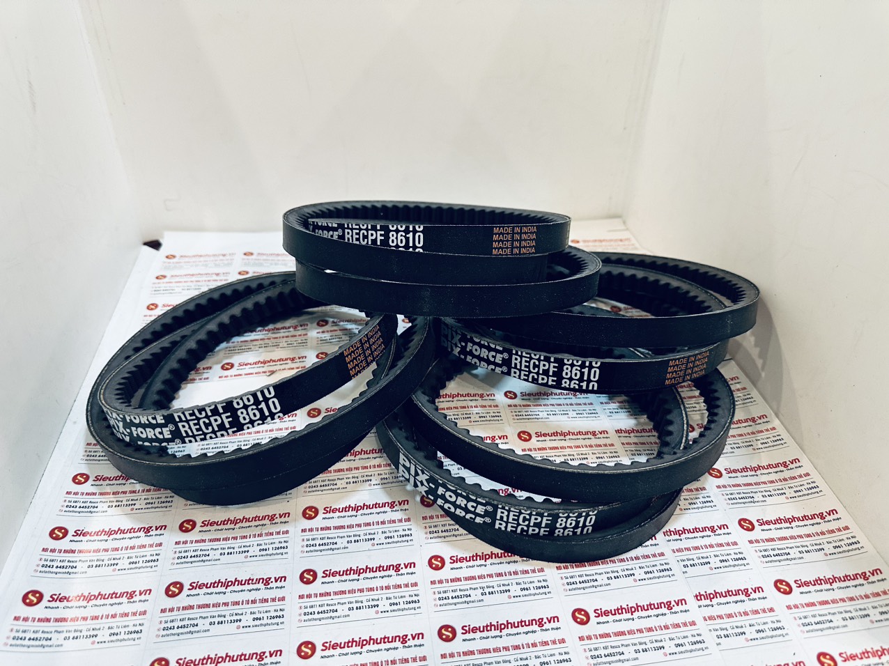 Dây curoa B61 RECPF-8610, Dây curoa Pix Ấn Độ