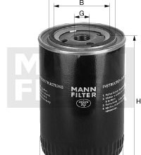 Lọc dầu thủy lực máy công trình, Mann Filter W 1374/2