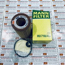 Lọc dầu nhớt động cơ Mercedes E 200, Mann Filter HU 718/4 x