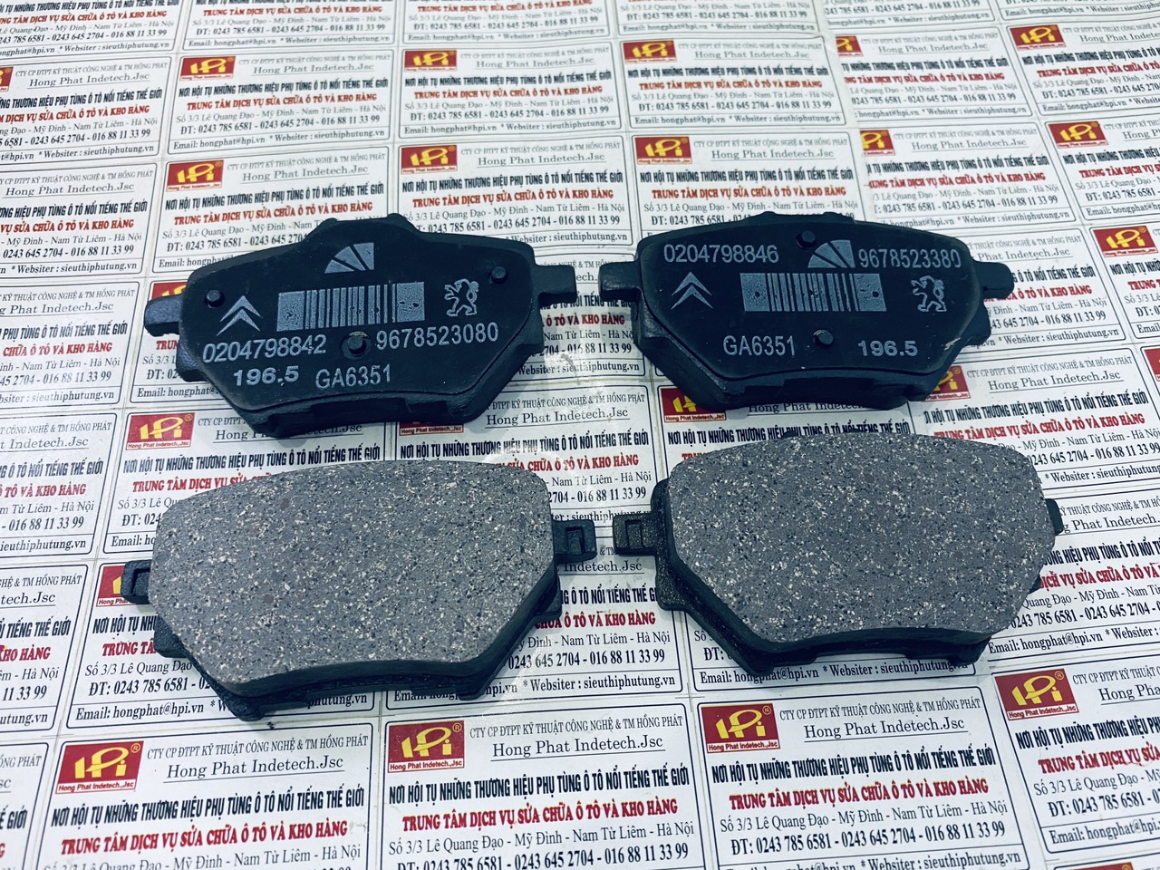 Má phanh sau Peugeot 3008 2018, 9678523080