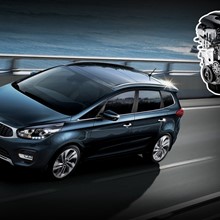 Má phanh sau Kia Rondo