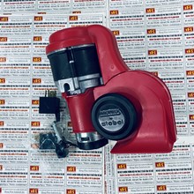 Còi hơi, Kèn Ốc hơi Đại Nautilus Brio đỏ 12V ( có rờ le) có công tắc