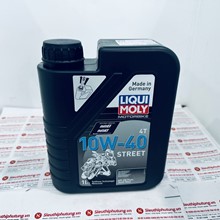 Dầu nhớt xe máy Liqui moly, 4T SYNTHETIC 10W40 Street chai 1 lit, 1521
