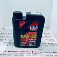 Dầu nhớt xe máy Liqui moly, 4T SYNTH 10W40 Scooter Race chai 1 lit, 20826