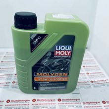 Dầu nhớt xe máy Liqui moly, Molygen Scooter 5W30 MB chai 1 lit, 21718