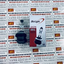 Bóng đèn 881 12V 27W, Bóng đèn Halogen Biolight Hàn Quốc