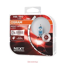 Bóng đèn Osram Night Laser ( 150% ) H8 12V-35W PGJ19-0