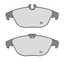Má phanh sau Mercedes CL, SL, 34206220, febi 16475