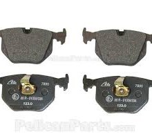 Má phanh sau BMW Series3 E46, X5 E53,34216790071, febi 16175