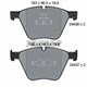 Má phanh trước BMW Series 7 F01 F02, 34114065325, Hella 8DB355020-121