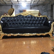 Ghế sofa cổ điển, Ghế con sò mạ vàng 1M