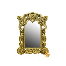Tượng mặt Cô Gái Composite sơn Crom T39