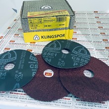 Giấy nhám đĩa mài phá Klingspor CS561 độ hạt 24 đường kính 125 x 22