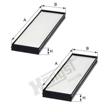 Lọc gió điều hòa Hyundai I20, Hengst Filter E3916LI-2