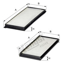 Lọc gió điều hòa Mazda Premacy, Hengst Filter E1938LI-2