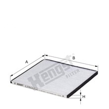 Lọc gió điều hòa Chevrolet Spack, Hengst Filter E3960LI