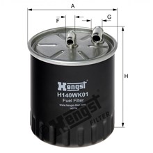 Lọc Nhiên liệu Mercedes-Benz A200, Hengst Filter H140WK01