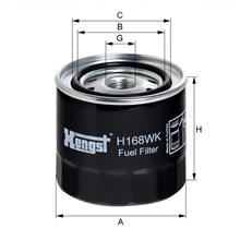 Lọc Nhiên liệu Isuzu Dmax, Hengst Filter H168WK