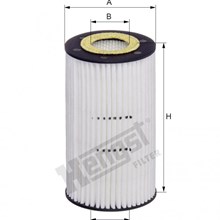 Lọc dầu nhớt động cơ Mercedes C300, Hengst Filter E11H02D155