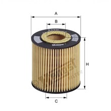 Lọc dầu nhớt động cơ Ford Focus, Hengst Filter E20HD79