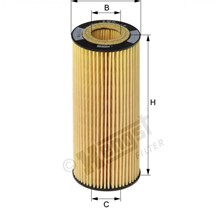 Lọc dầu nhớt động cơ Audi A5, A6 ,A7,A8,Q5,Q7, Hengst Filter E32HD184
