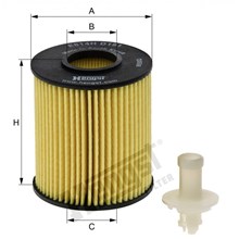 Lọc dầu nhớt động cơ Lexus GS300, Hengst Filter E814HD191
