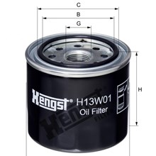 Lọc dầu nhớt động cơ Hyundai Accent, Hengst Filter H13W01