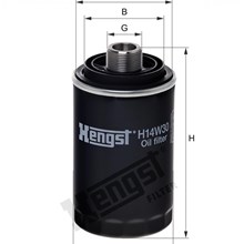 Lọc dầu nhớt động cơ Audi A3, A8, Hengst Filter H14W27