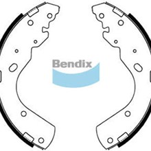 Má phanh sau Mazda BT50 2.2/3.2 (13- ), Bendix BS 1769