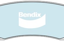 Má phanh sau đĩa Toyota Prado 2.7/3.0 (02-10);, Bendix DB 1200