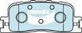 Má phanh sau Toyota Camry 03-05 Bendix DB1463