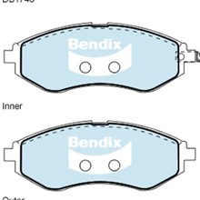 Má phanh trước Chevrolet Spark 2011-2017 Bendix DB1748