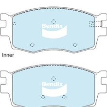 Má phanh trước Kia Rio ( 05-11) Bendix DB1787 GCT